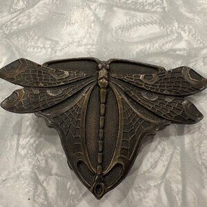 Vintage Bergamot Dragonfly Belt Buckle Brass 1970s A-49 Dragonfly Insect RARE